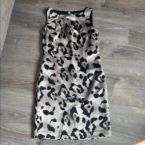 Leopard Print Sleeveless Dress